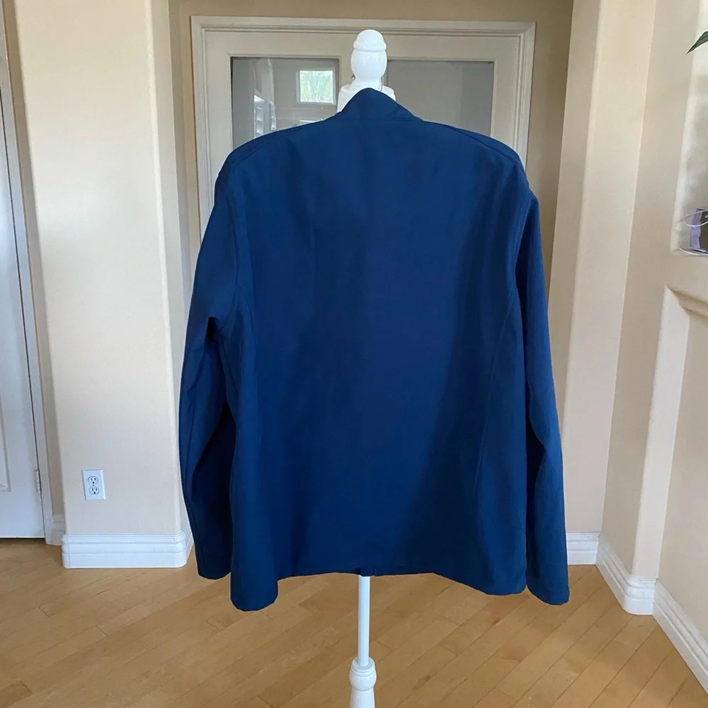 Port Authority Navy Blue Zip Up Jacket Windbreaker XL
